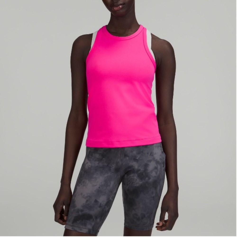 Lululemon Align Waist Length Racerback Tank Top - Sonic Pink - Size 2